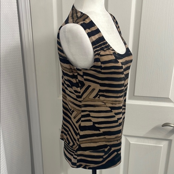 Nina Leonard Zebra Patterned 2 piece set Jacket with Tank top - Picture 12 of 13